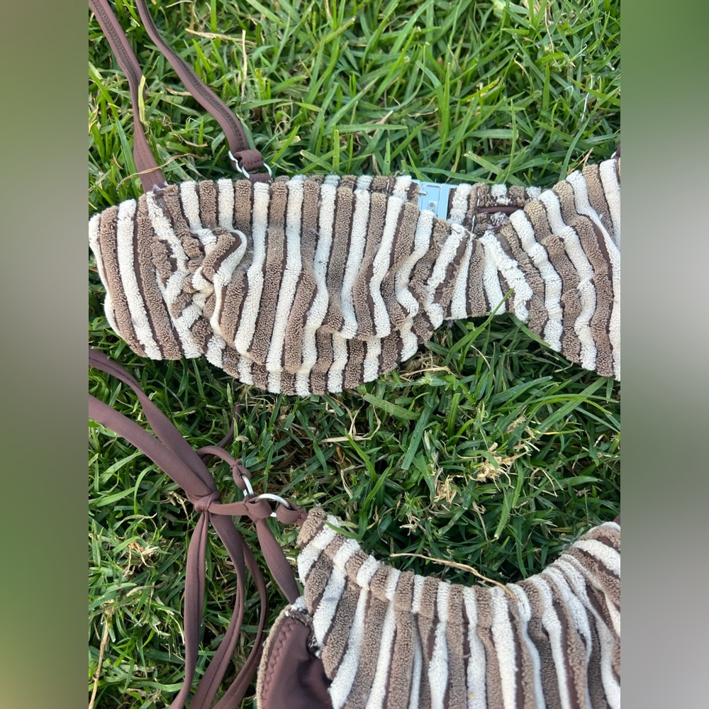 Rhythm Women’s Terry Sands Stripe Top and Bottom - Picture 4 of 5